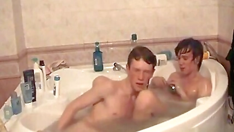 Antique brunette with a large dick takes a blowjob