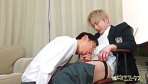 Mature asian babe wearing a uniform in this porn video