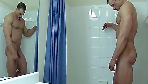 Busty teen with a sexy swimsuit undresses and gets naked