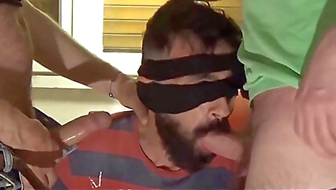 Brunette fucked by a black dude in amateur bdsm video