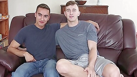 Brunette milf and a big cock stud fuck in a hot way