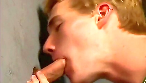 Antique blonde blowjob video with a guy in a tunic and a jacket