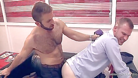 Brunette and older male with some interesting sex activity